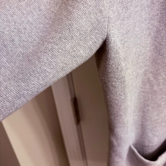 J. Crew Mercantile Light Gray Women's Sweater Blazer XXL - Picture 6 of 13